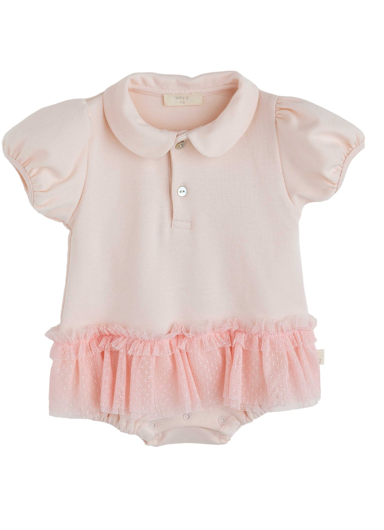 Baby G.I. Ballerina Collection – Spring/Summer 2025 Pink Tulle Tutu Romper