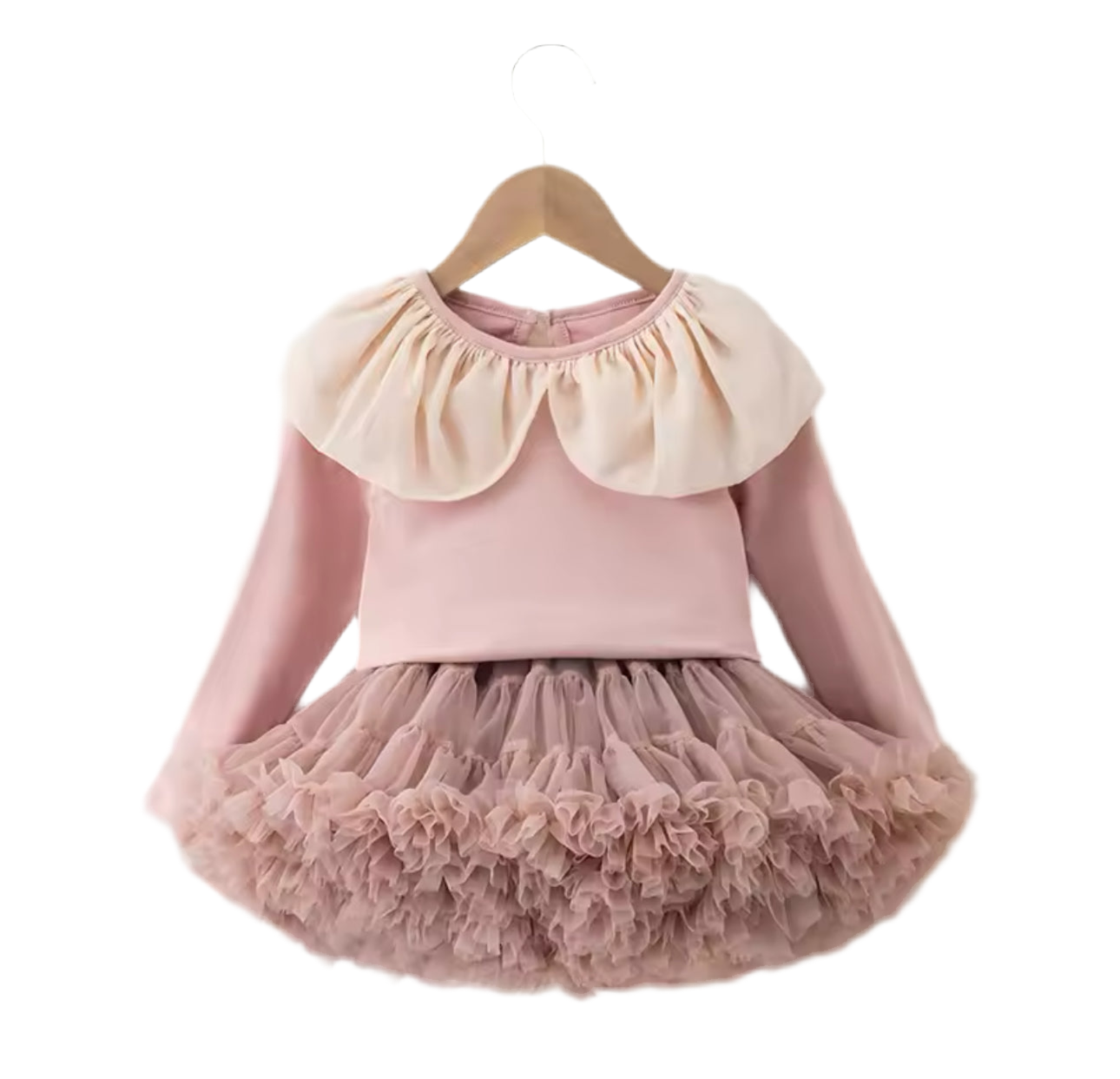 Girls Tulle & Cotton Skirt Set