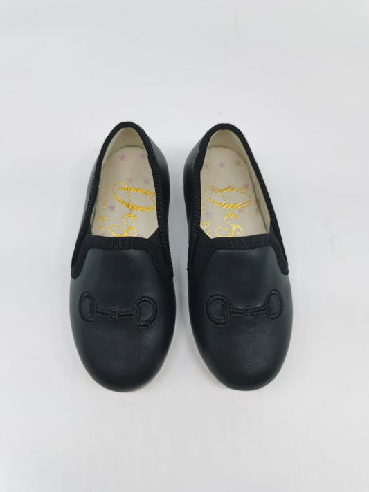 🚨PRE ORDER🚨 leather horsebit Loafers 🖤BLACK