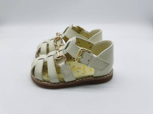 Designs by ELS Private Label Baby Sandals –  Classic Cream
