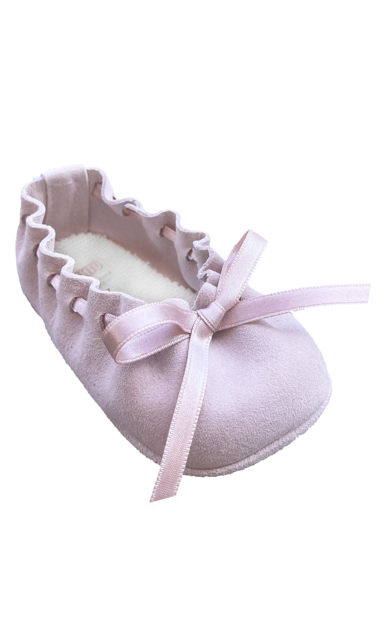 Pink Infant ballet Crib Shoe