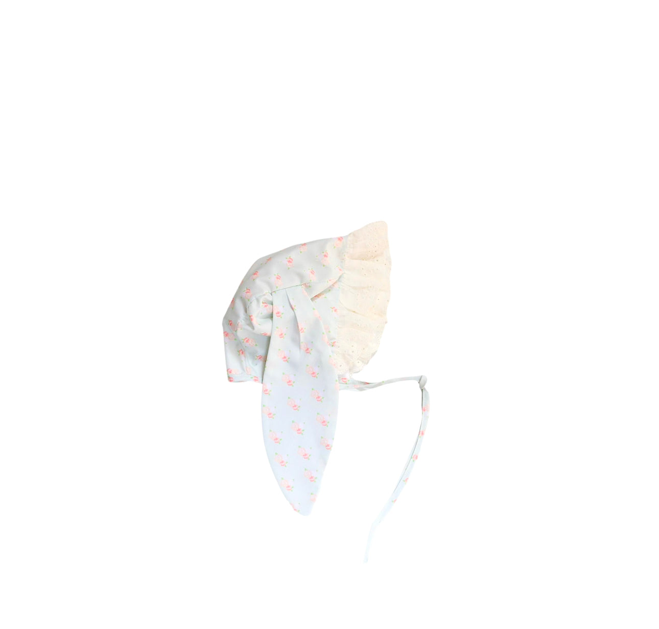 Bunny Bonnet by Be Girl – A Sweet Accessory for Every Occasion-Peach Check (Copy)