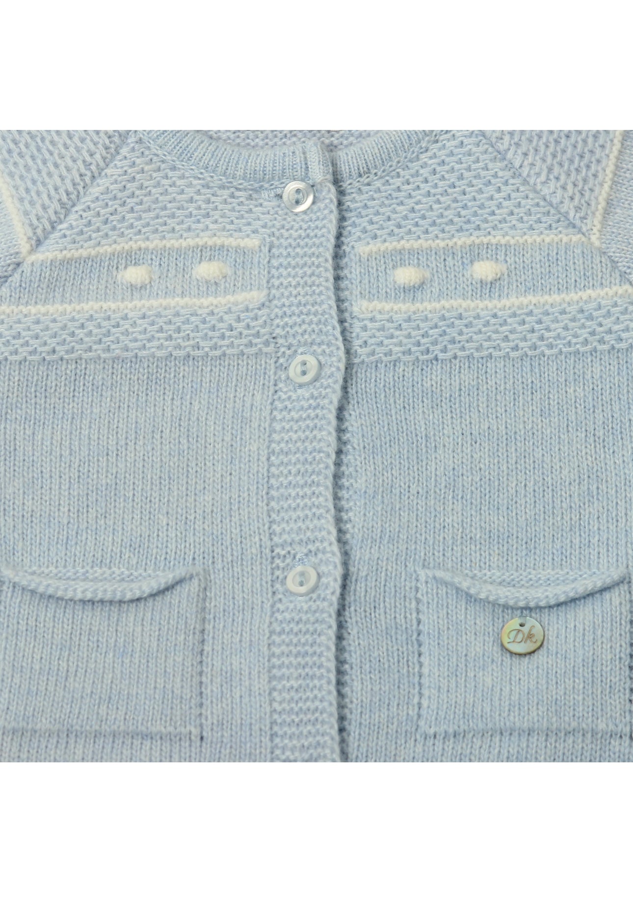 Dr.Kid Sweater Knit Cardigan -Blue