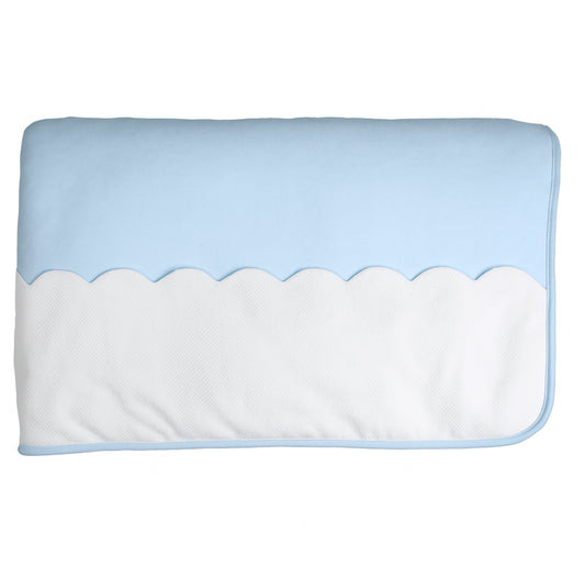 Elegant Comfort: Baby G.I. Valore Blanket with Piqué-Blue