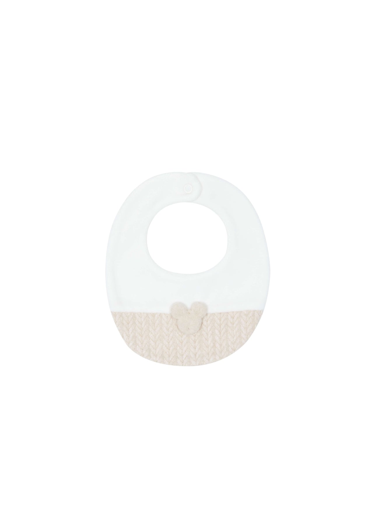 Deolinda Ivory-Beige Velour Bib – AW25/26 Collection