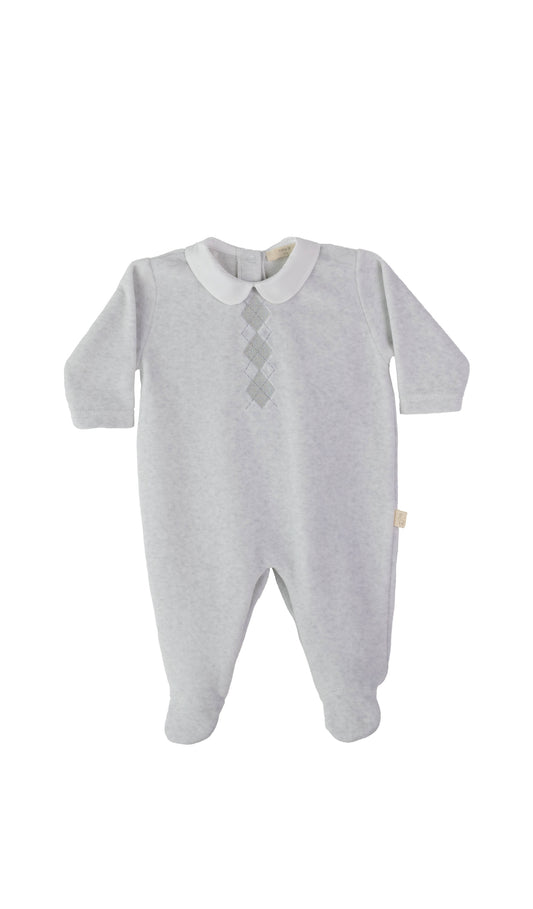Gray  Argyle Collection By Baby Gi