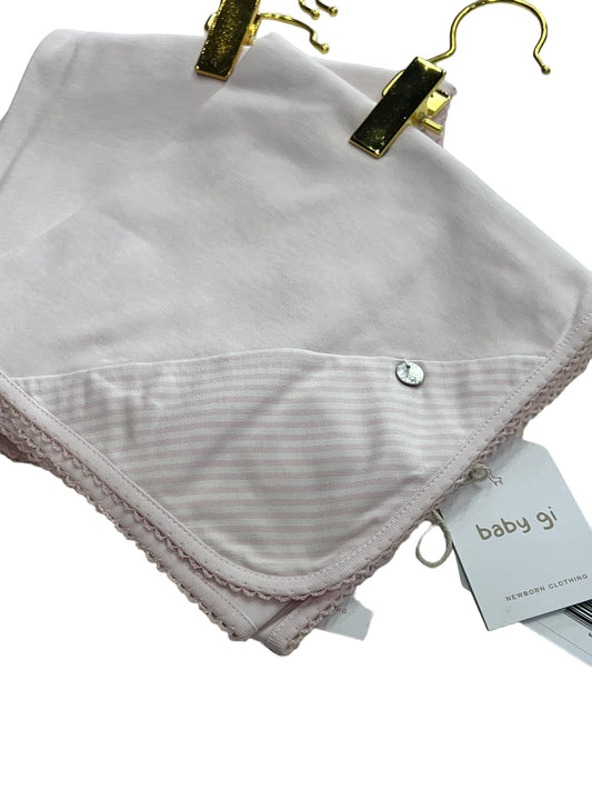 Baby Gi  Pink  & White Swaddle
