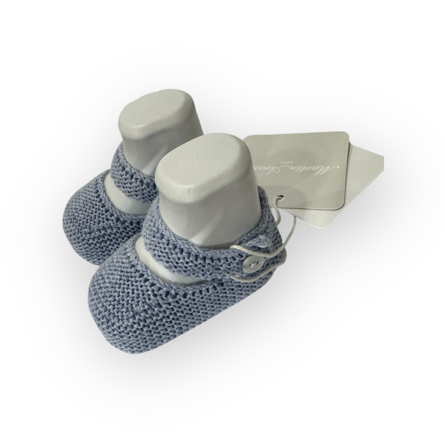 Blue Knit Mary Jane Booties – Martin Aranda