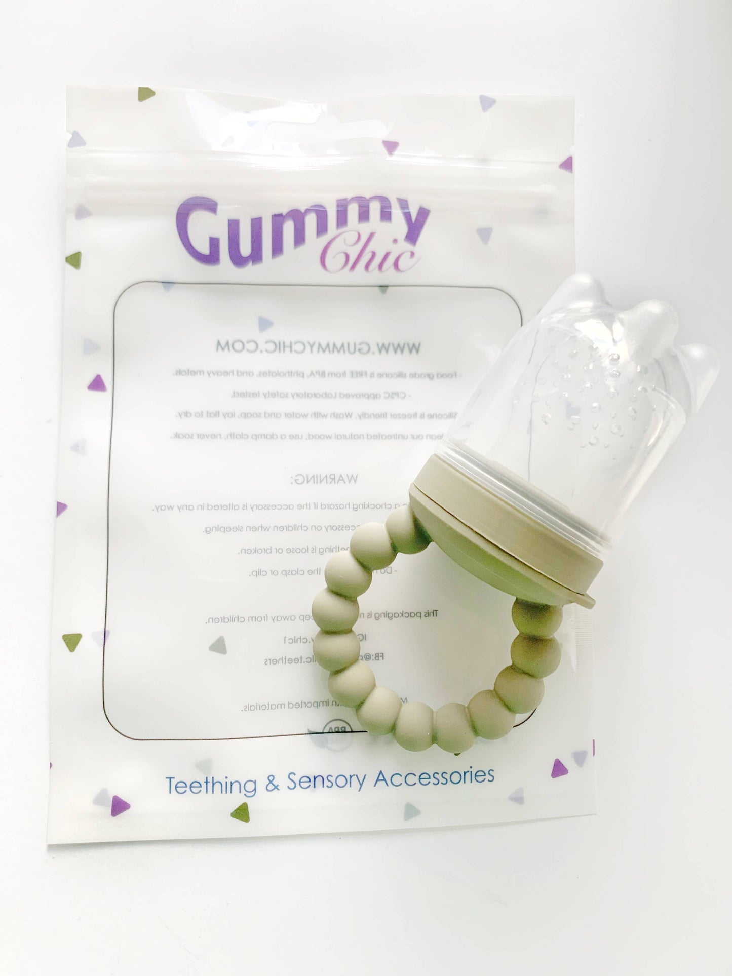 Silicone Baby Feeder Mesh - Sage