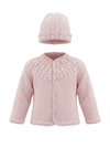 Pink Sweater & Hat With Pink Bows