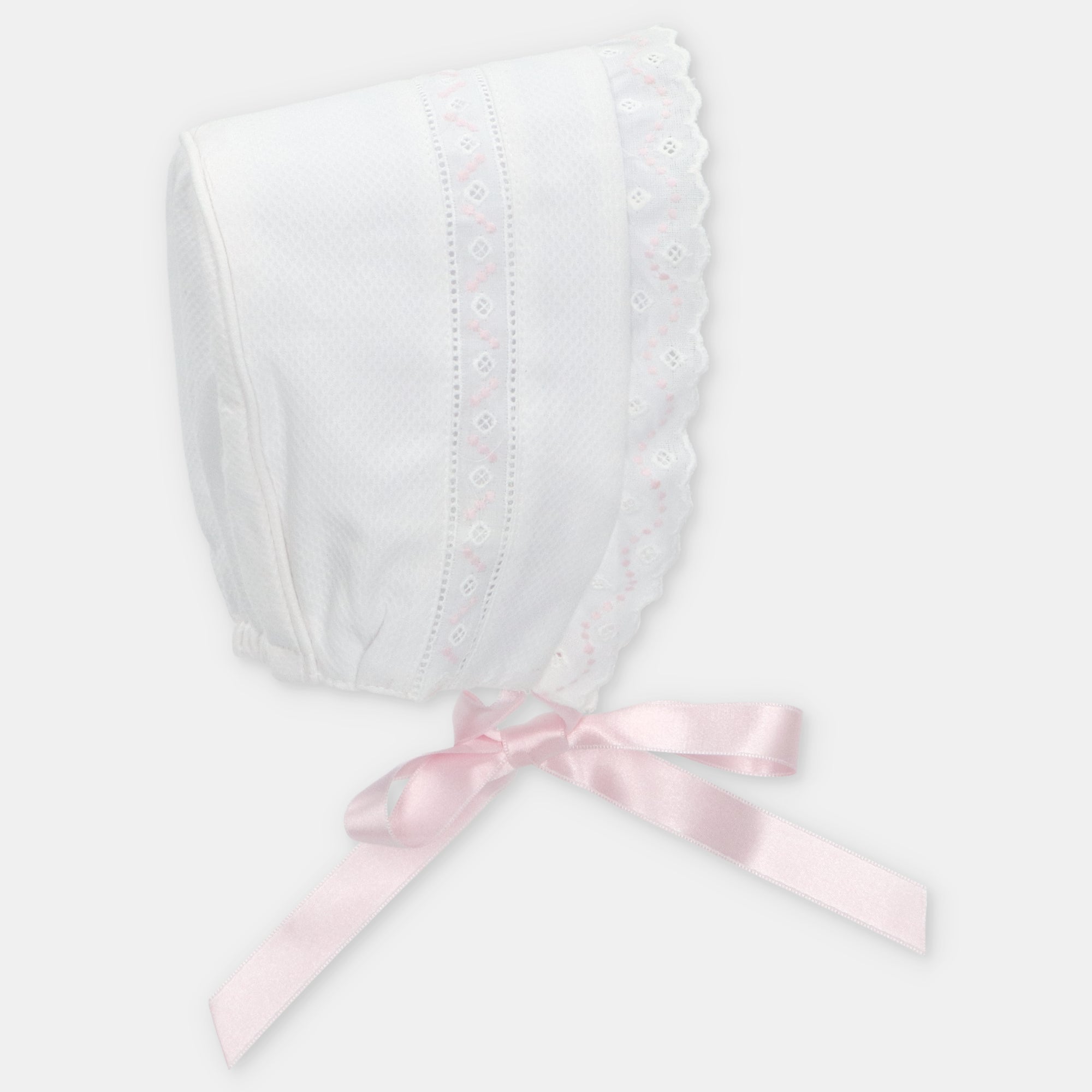 The MARTIN ARANDA SUMMER GIRLS RIBBON BOWS BONNET