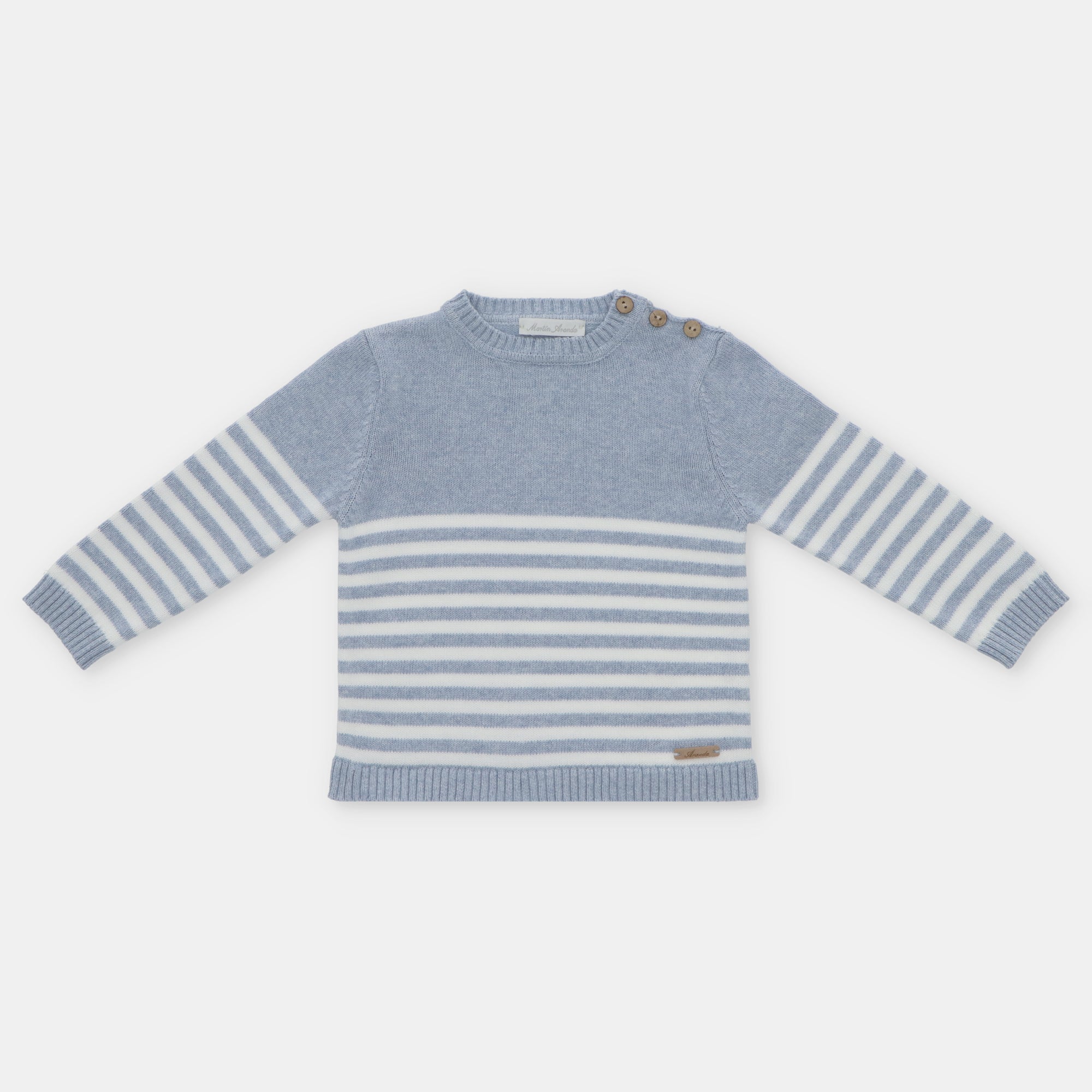 Martin Aranda Boys  Spring Sweater Blue & White 