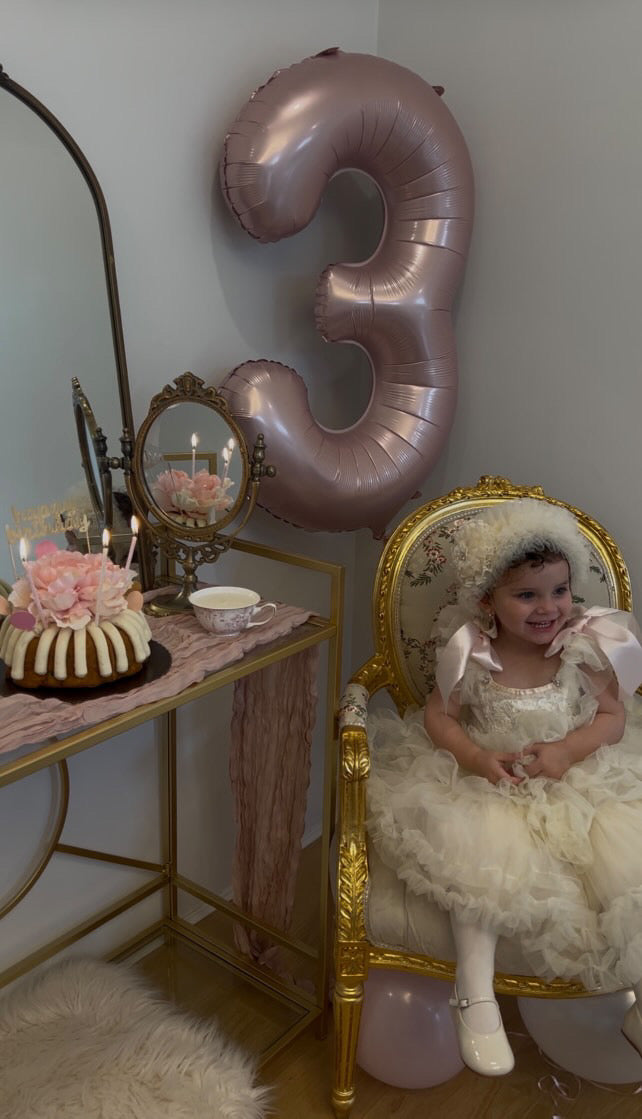 THE BELLISSIMA LUX CREAM LACE & TULLE DRESS