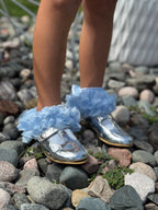 The celebration Lux Ruffle Sock – Limited Edition-Baby Blue