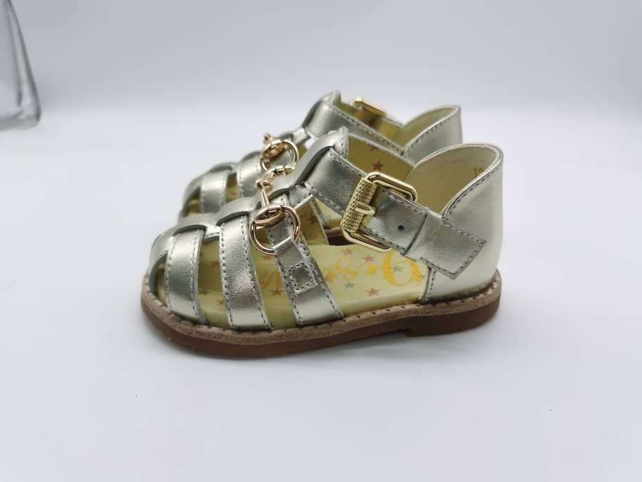 Designs by ELS Private Label Baby Sandals – Modern Gold