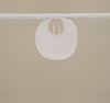 Ninnoah Soft Pink Velour Baby Bib with Embroidery