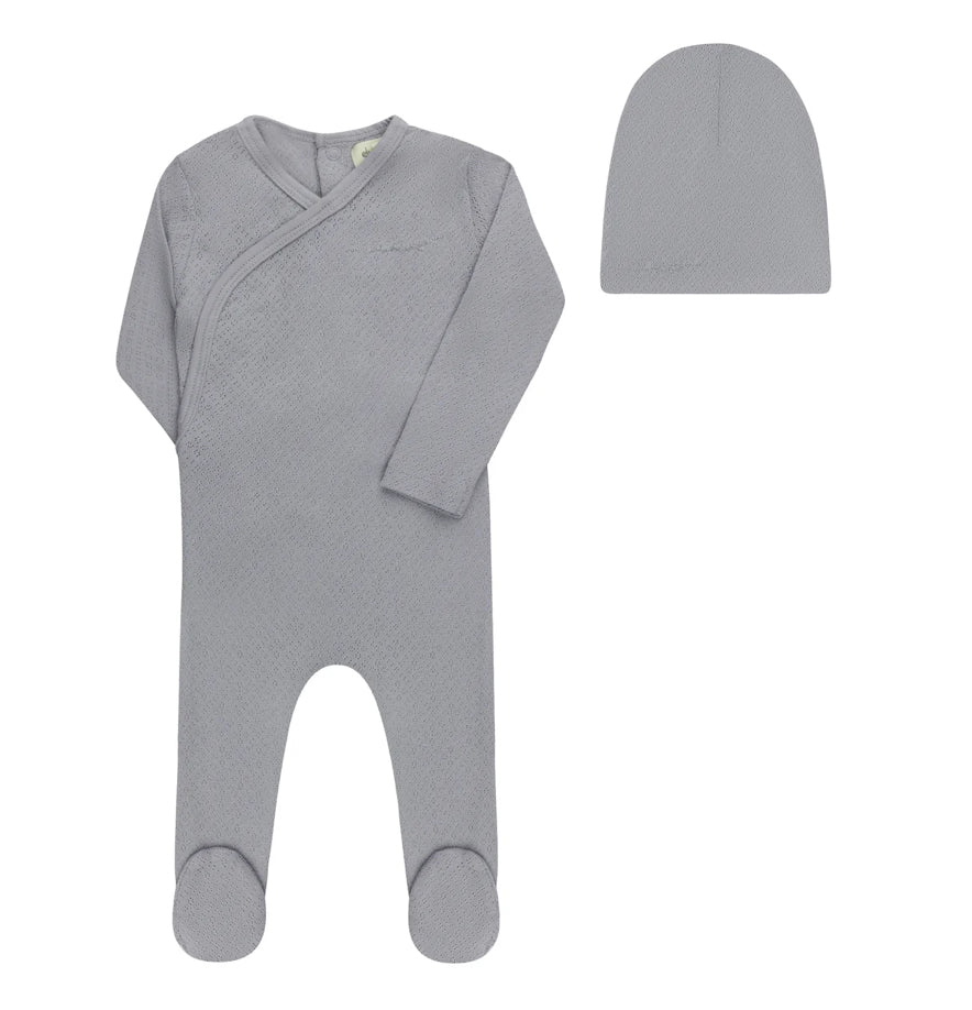 Amore Footie Wrap & Hat Set