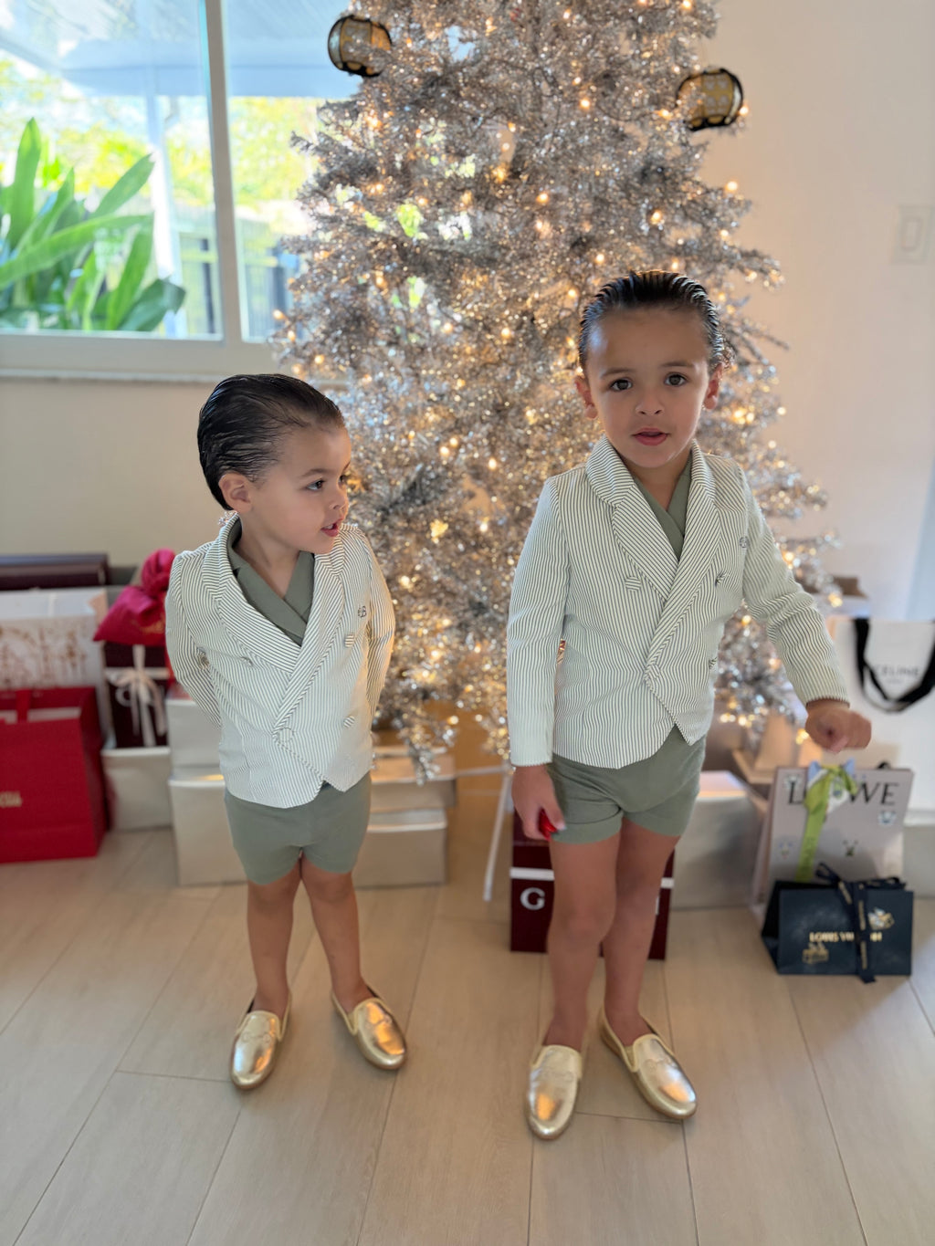 Leather horsebit Loafers 🟤GOLD