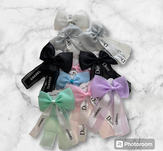 Inspired ribbon Hair bow