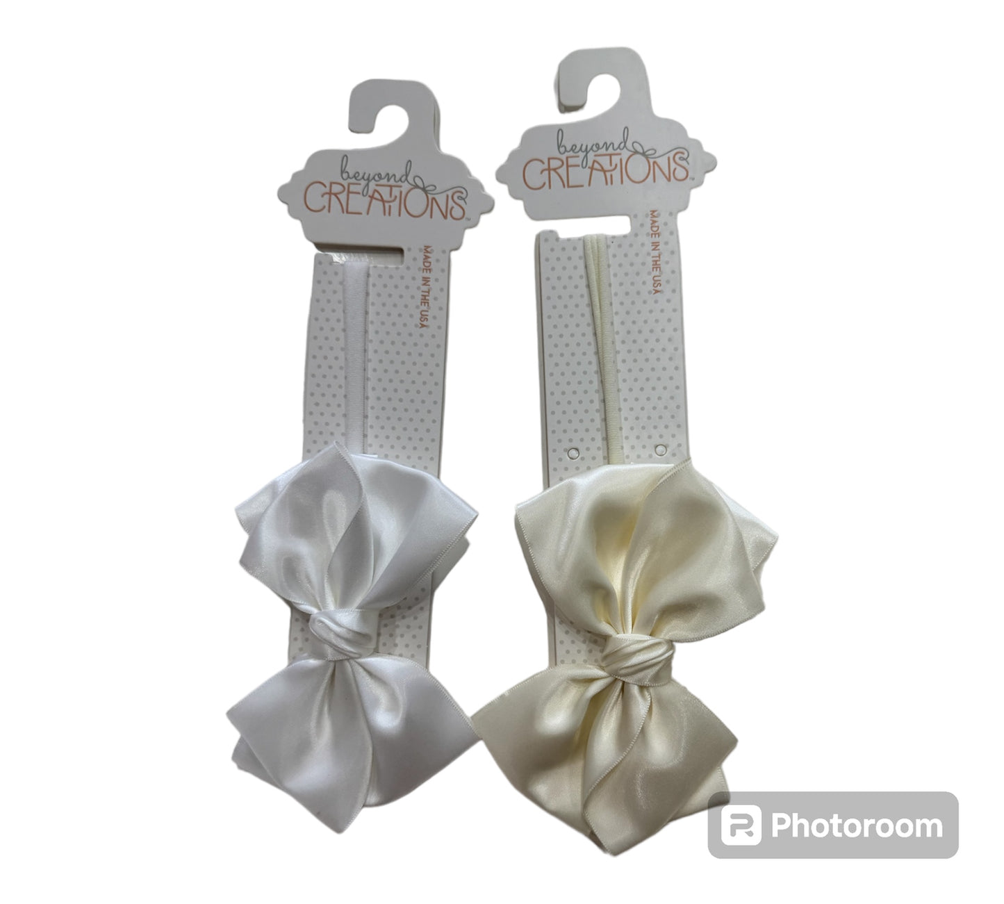 Pearl Grosgrain Tail Bow On Alligator Clip (Copy)