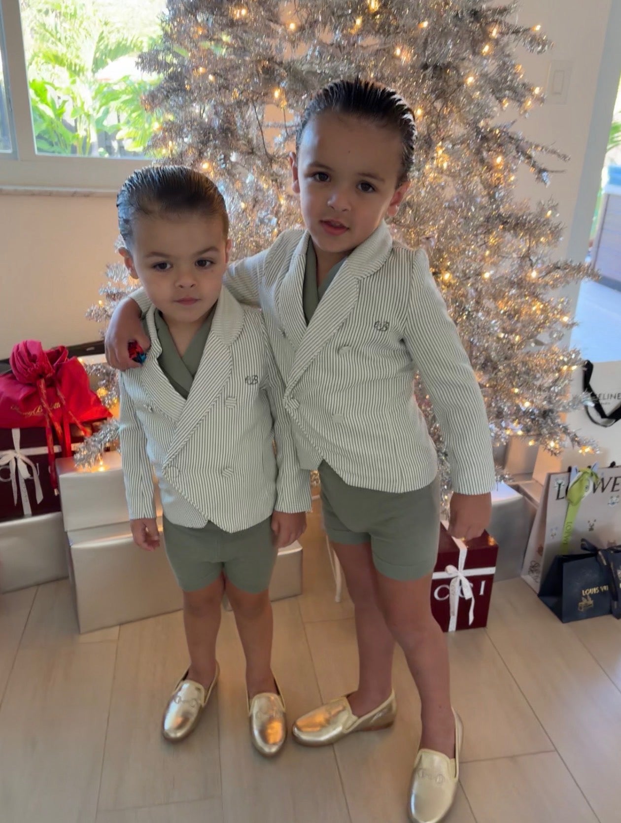 Leather horsebit Loafers 🟤GOLD