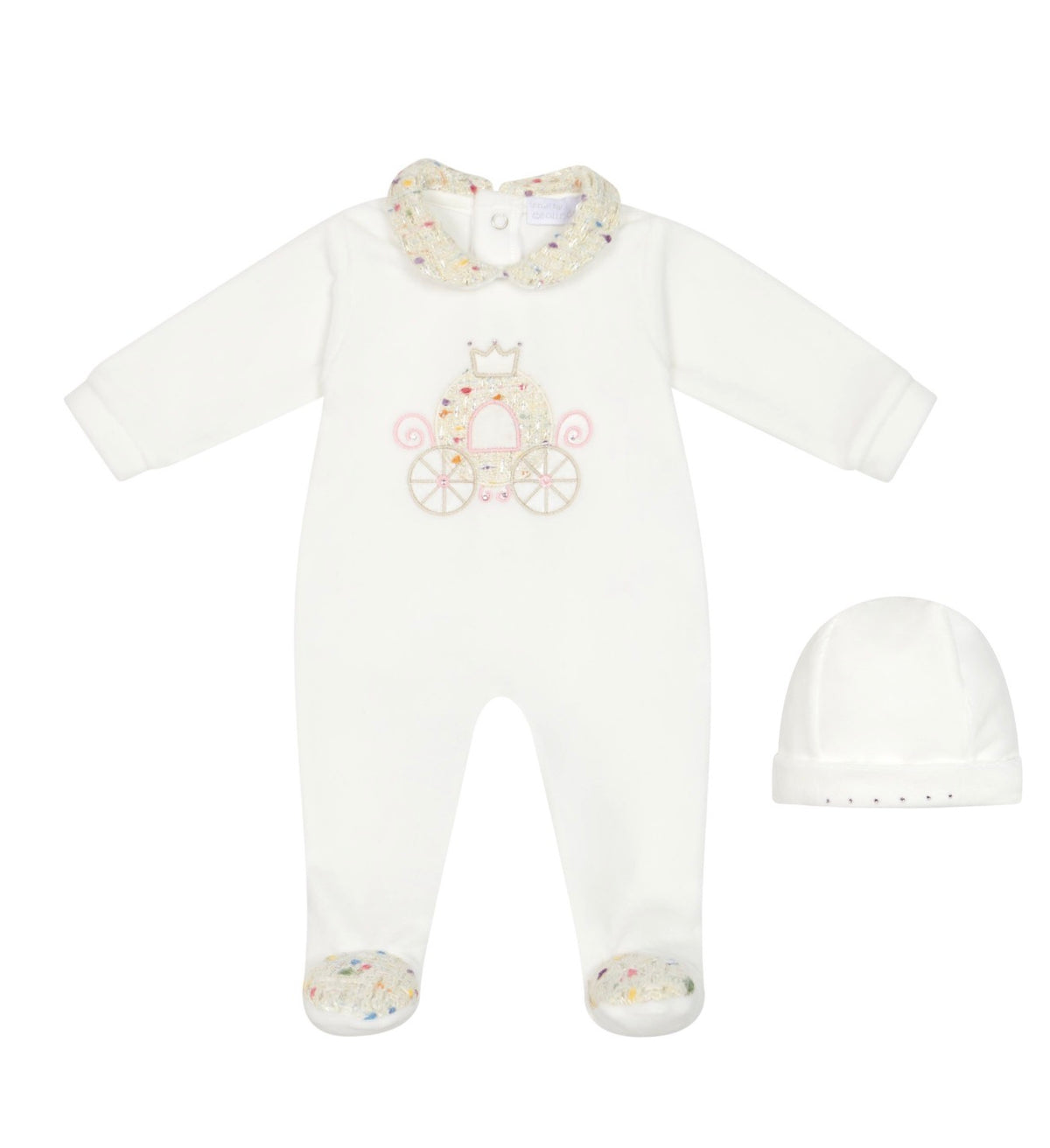 Deolinda Enchanted Carriage Footie & Hat Set