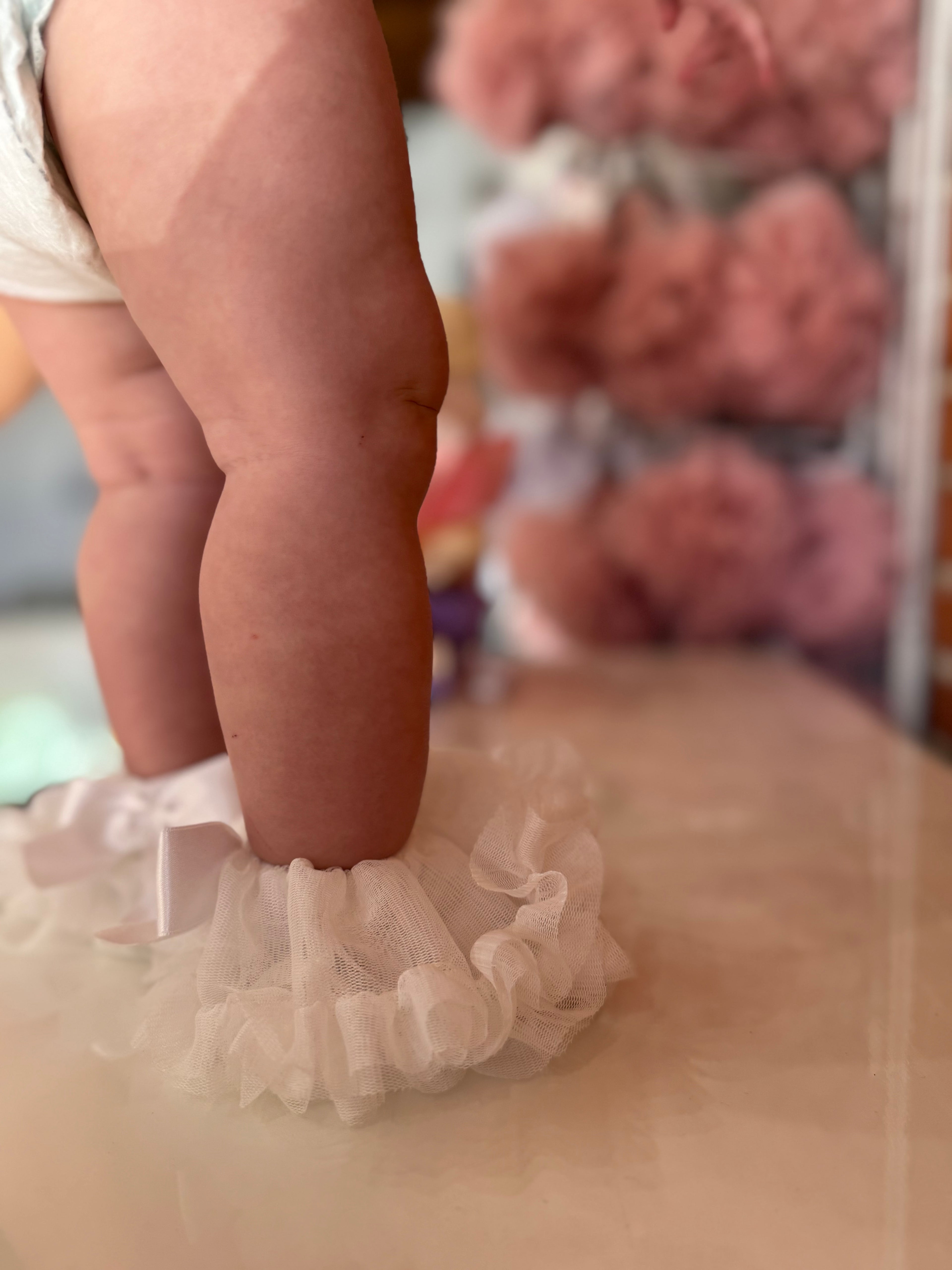 The celebration Lux Ruffle Sock – Limited Edition 🤍White