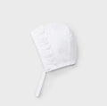 Dr. Kid Timeless White Baby Bonnet