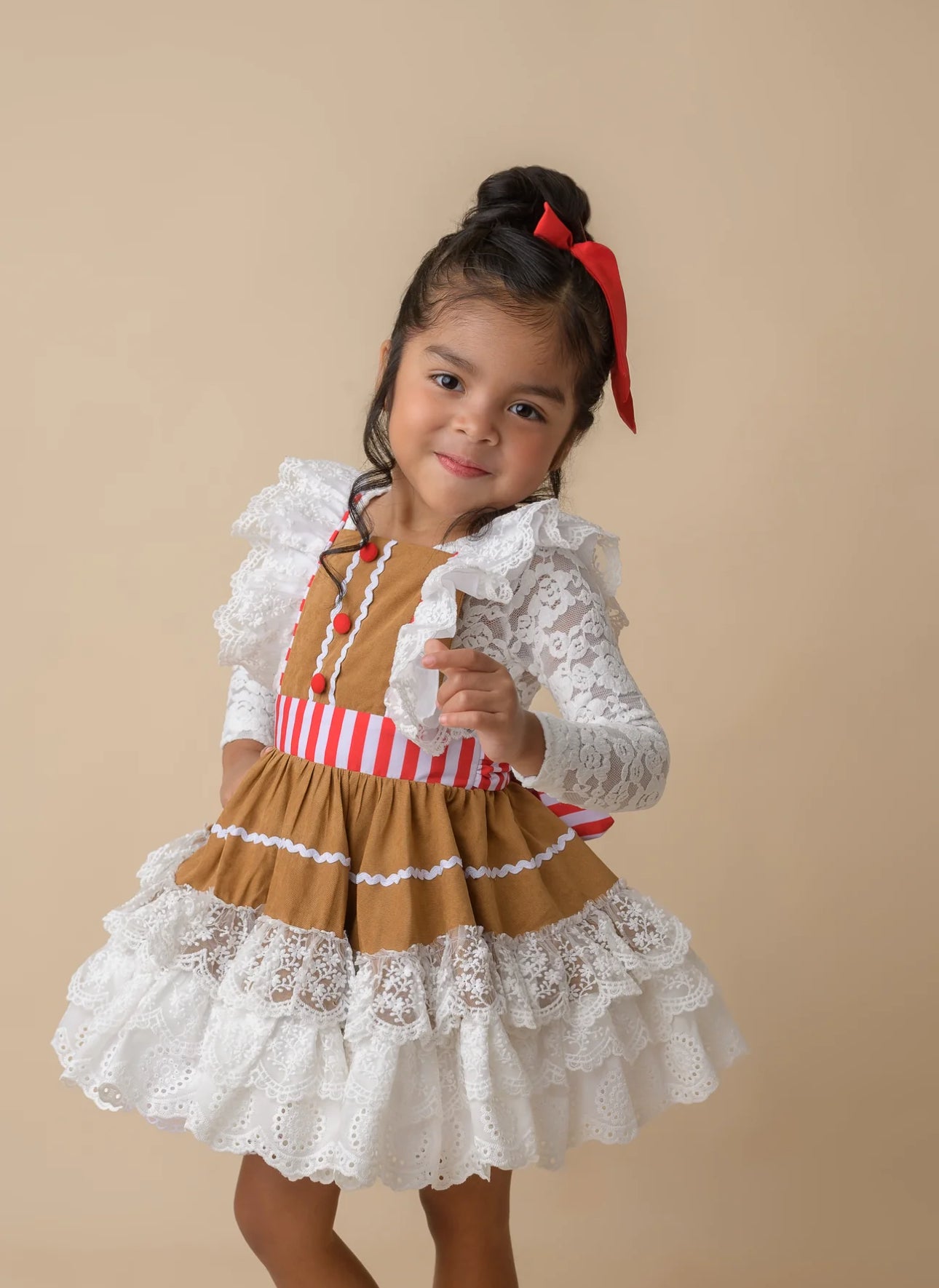 Be Girl “Gingerbread” Holiday Dress-PRE ORDER