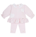 Perfectly Pink Little Hearts 2 Piece set- Deolinda
