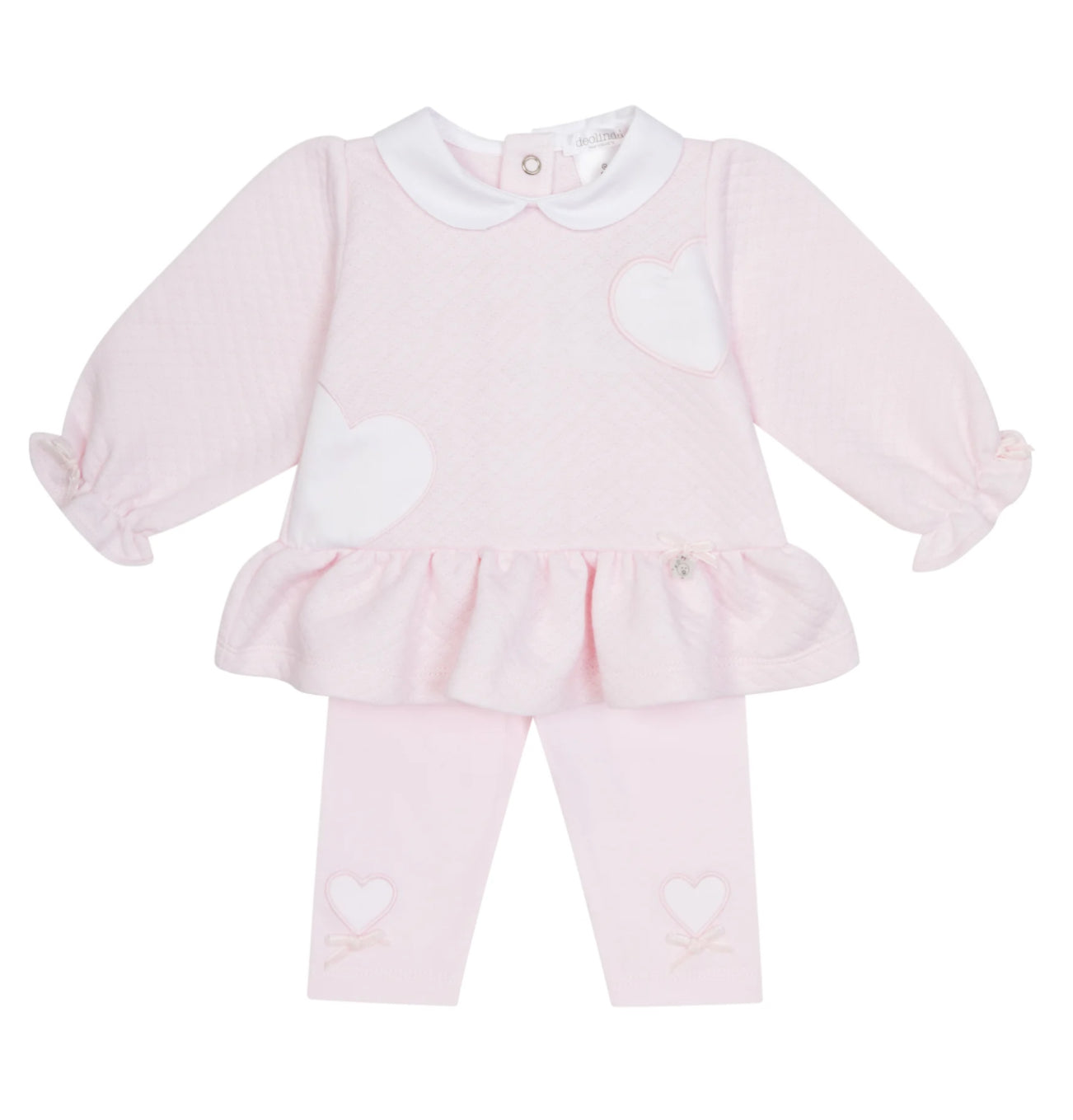 Perfectly Pink Little Hearts 2 Piece set- Deolinda