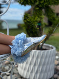 The celebration Lux Ruffle Sock – Limited Edition-Baby Blue