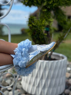 The celebration Lux Ruffle Sock – Limited Edition-Baby Blue