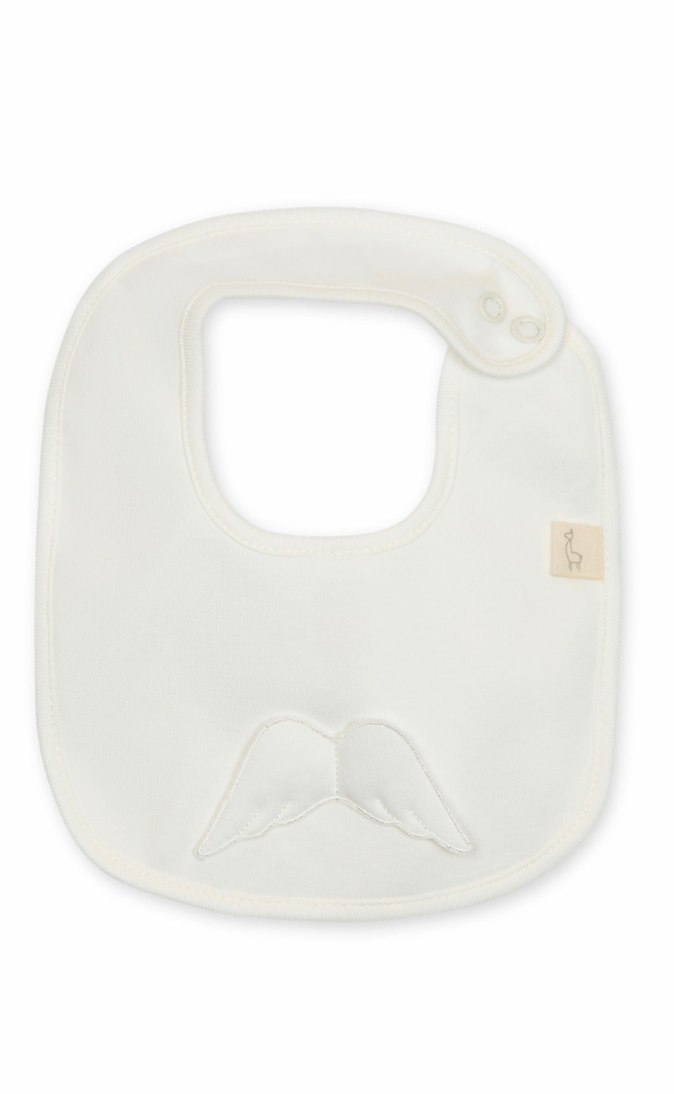 Headline:
Baby Gi Angel Wings Cotton Bib-Ivory