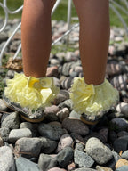 The celebration Lux Ruffle Sock – Limited Edition-Lemon
