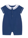 Doctor Kid Indigo Collared Baby Romper