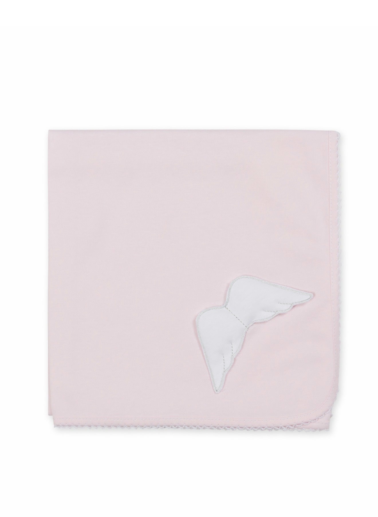 Baby Gi Angel Wings receiving Blanket — Pink