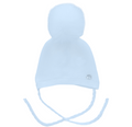 Martin Aranda Sky Blue Draylon Knit Pom Hat – Baby to Toddler