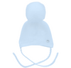 Martin Aranda Sky Blue Draylon Knit Pom Hat – Baby to Toddler