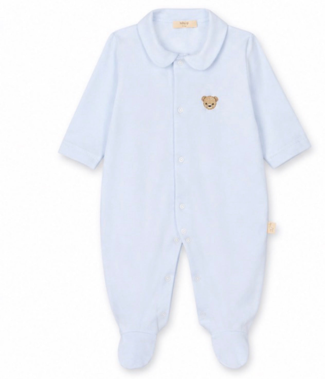 Baby Gi 📦 Teddy Footie -Blue
