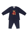 Deolinda Navy Teddy Bear Two-Piece Set