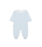 Scalloped Collar Baby Footie