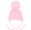 Martin Aranda Pink Draylon Knit Pom Hat – Baby to Toddler