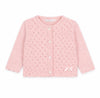 Sweet Moments Knit Baby Cardigan – Light Pink