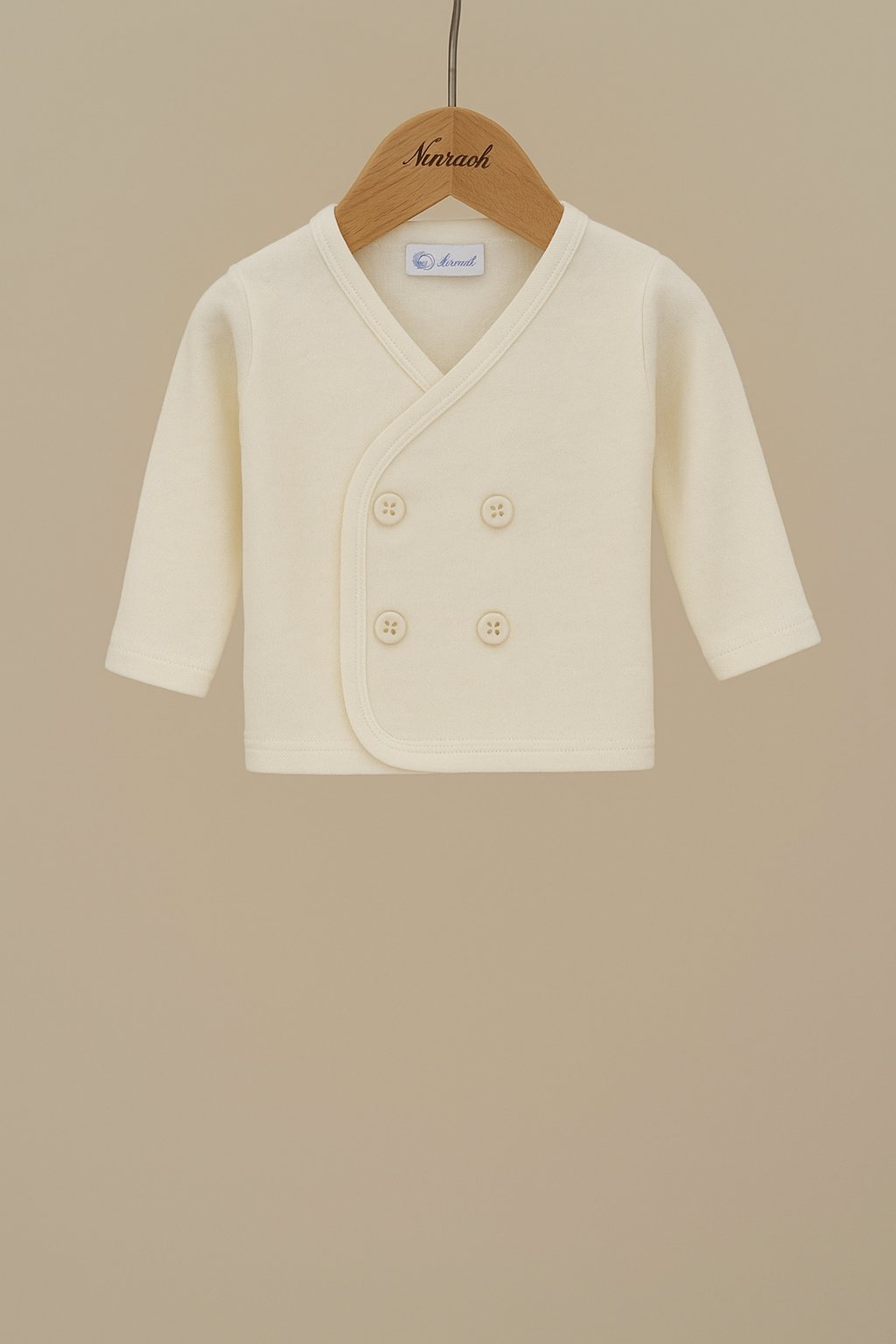  Ivory double breasted Sweater 

