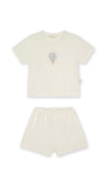Hot Air Balloon Ivory Lounge Short  Set