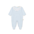Scalloped Collar Baby Footie