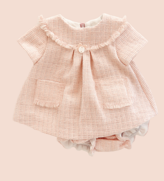 Rose Pink Tweed set- Martín Aranda