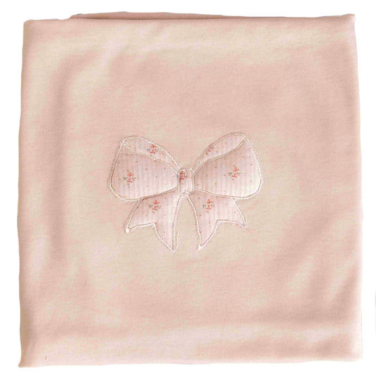 Baby G.i Peachy Bow Receiving blanket