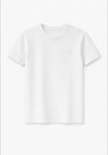 White  Green Classic Cotton Boys Tee | Soft Everyday Luxury Shirt